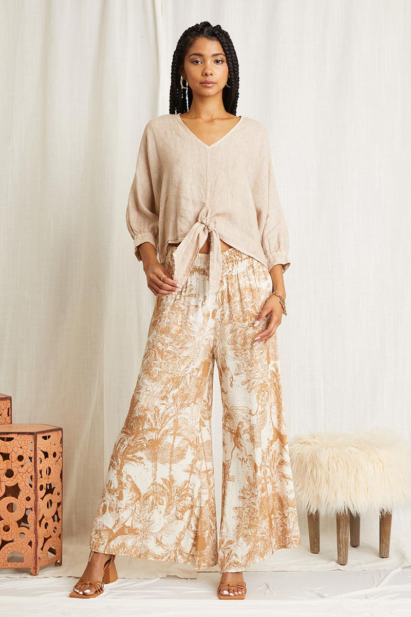 ボトムス Mila Trousers - Cabin Stripe Floral 2-3y ボトムス Mila Trousers - Cabin Stripe Floral 2-3y ボトムス