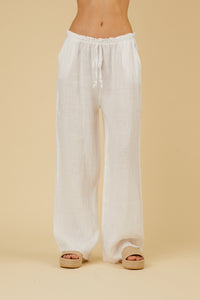 White summer pants